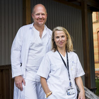 bildet viser Frede Frihagen og Lene Solberg