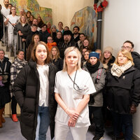 Bildet viser Silje Sandå Storvik og kolleger.