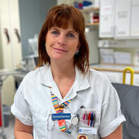 Bildet viser den svenske sykepleieren Linda Sjökvist