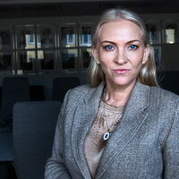 Bildet viser Lill Sverresdatter Larsen, NSF-leder