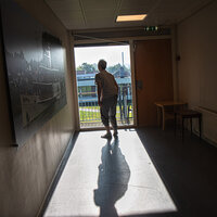 Bildet viser pasient på Økernhjemmet