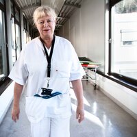 Avdelingssykepleier Aslaug Henneseid, akuttmottaket på Drammen sykehus