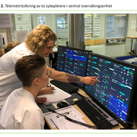 Telemetritolkning av to sykepleiere i sentral overvåkingsenhet 